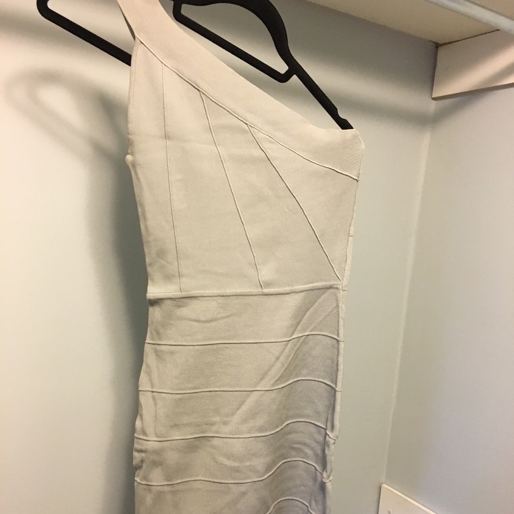 Marciano One Shoulder Grey Dress